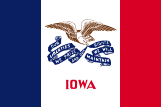 Iowa state flag